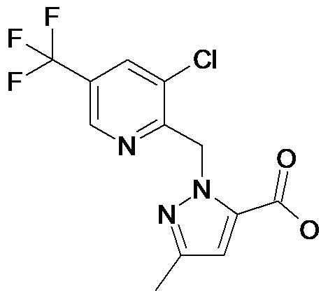 2-(3-Chloro-5-trifluoromethyl-pyridin-2-ylmethyl)-5-methyl-2H-pyrazole-3-carboxylic acid