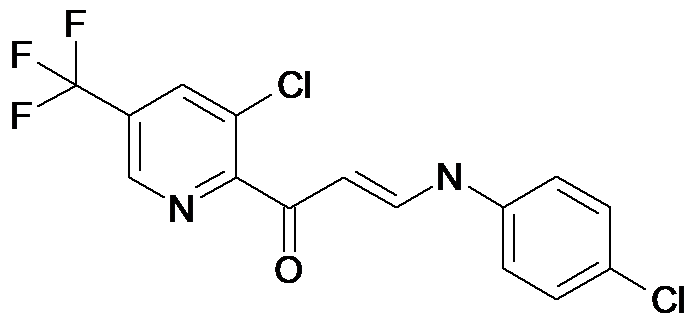 (E)-3-(4-Chloro-phenylamino)-1-(3-chloro-5-trifluoromethyl-pyridin-2-yl)-propenone