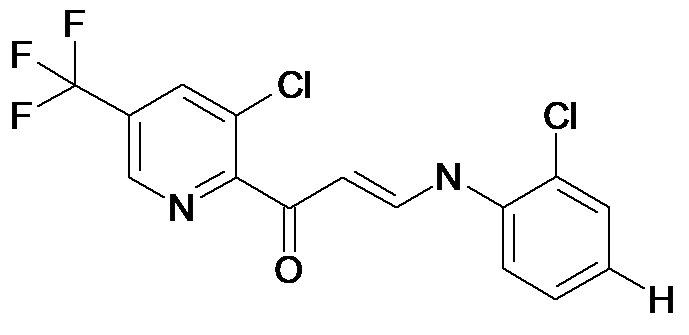 (E)-3-(2-Chloro-phenylamino)-1-(3-chloro-5-trifluoromethyl-pyridin-2-yl)-propenone