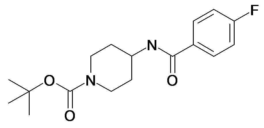 4-(4-Fluoro-benzoylamino)-piperidine-1-carboxylic acid tert-butyl ester