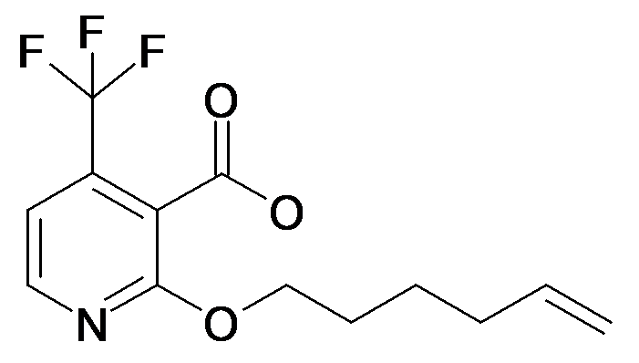 2-Hex-5-enyloxy-4-trifluoromethyl-nicotinic acid