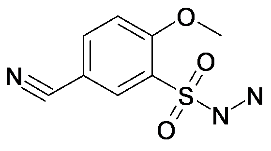 5-Cyano-2-methoxy-benzenesulfonyl hydrazide