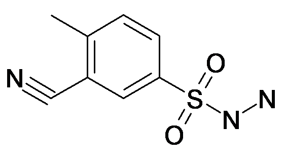 3-Cyano-4-methyl-benzenesulfonyl hydrazide