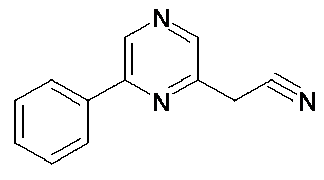 (6-Phenyl-pyrazin-2-yl)-acetonitrile