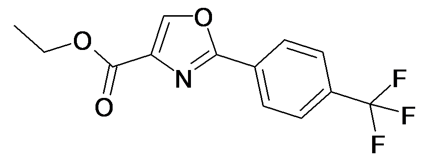 2-(4-Trifluoromethyl-phenyl)-oxazole-4-carboxylic acid ethyl ester