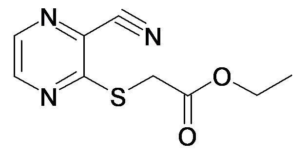 (3-Cyano-pyrazin-2-ylsulfanyl)-acetic acid ethyl ester